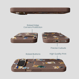 Chocolate Brown Rabbit Friends Google Pixel 9/9 Pro Case