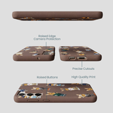 Chocolate Brown Rabbit Friends Samsung Galaxy S23+(Plus) Case