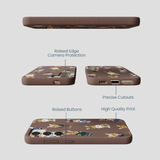 Chocolate Brown Rabbit Friends Samsung Galaxy S23 Case