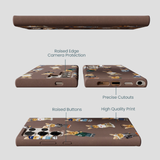 Chocolate Brown Rabbit Friends Samsung Galaxy S24 Ultra Case