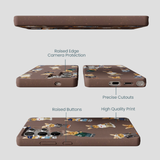 Chocolate Brown Rabbit Friends Samsung Galaxy S25 Ultra Case
