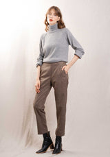 Turtleneck Knitted Paremo 9873 Gris