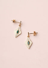 Earring Liz Boucles Green