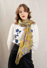 Scarf Silk Scarf Xiwikj-S-World