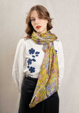 Scarf Silk Scarf Xiwikj-S-World