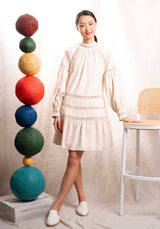 Dress Rachel Uni Beige