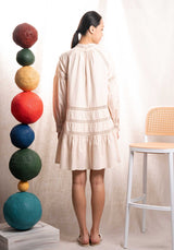 Dress Rachel Uni Beige