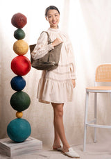 Dress Rachel Uni Beige