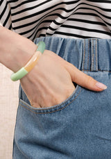 Bracelet Lithos Jonc Mint-Green