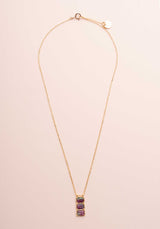 Necklace Rc731 Ruby-Zoisite