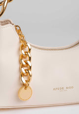 Shoulder Bag Sm Lunch Box Cream-White-Croc