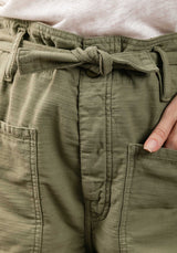 Denim Shorts Bushgab Light-Kaki