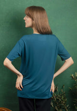 Tshirt M001-fts692 Bleu-Paon