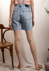 Denim Shorts Reedde Neige-Blue