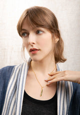 Necklace Ipa Cie4 Emeraude