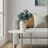 ANYDECO Flower Vase White Medium Melting Style Nordic Pot Home Decor
