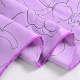 Anyyou Fashion Premium Satin Square Scarf – Light Purple Silk-Feel Neckwrap for Women