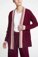 Cardigan C12 June Burgundy