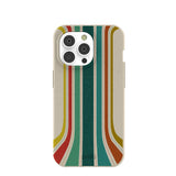London Fog Retro Lines iPhone 14 Pro Case