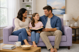Anyseat 3-Seater Sofa Cover – Plain Light Purple Style Slipcover for Living Room Chair Protection
