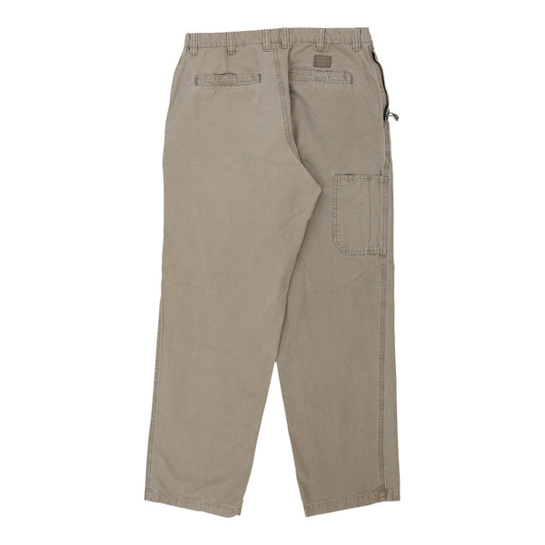 Columbia Trousers - 36W 32L Beige Cotton
