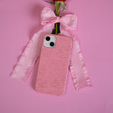 Bubblegum Pink Rosettes iPhone 6/6s/7/8/SE Case
