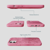 Bubblegum Pink Rosettes iPhone 12/ iPhone 12 Pro Case