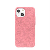 Bubblegum Pink Rosettes iPhone 13 Mini Case