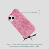 Bubblegum Pink Rosettes iPhone 13 Mini Case