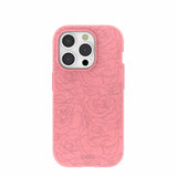 Bubblegum Pink Rosettes iPhone 15 Pro Case