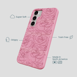 Bubblegum Pink Rosettes Samsung Galaxy S25+(Plus) Case