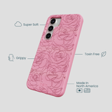 Bubblegum Pink Rosettes Samsung Galaxy S25 Case