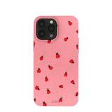 Bubblegum Pink Rosy Ladybug iPhone 13 Pro Max Case