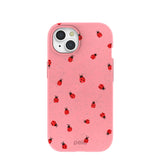 Bubblegum Pink Rosy Ladybug iPhone 15 Case