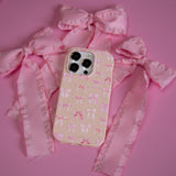 Seashell Rosy Bows iPhone 14 Pro Max Case