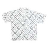 LAST SCENE Horses Womens Shirt White Check M