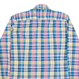 PIERRE CARDIN Mens Shirt Blue Check Long Sleeve XL