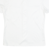 KAZZ Womens Plain Shirt White 90s M