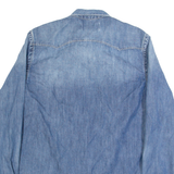 REPLAY Womens Denim Shirt Blue Long Sleeve M