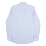 BOSS HUGO BOSS Slim Fit Mens Plain Shirt Blue Long Sleeve L