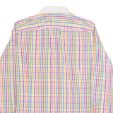 PIERRE CARDIN Mens Shirt Red Gingham Long Sleeve L