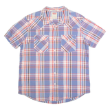 LEVI'S Slim Fit Mens Shirt Blue Check XL