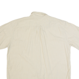PIERRE CARDIN Mens Plain Shirt Beige 90s XL