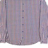 HUGO BOSS Slim Fit Mens Shirt Blue Gingham Long Sleeve M
