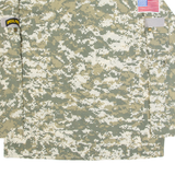 US Navy Seals Mens Shirt Green Camouflage Long Sleeve M