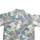 LAST SCENE Womens Shirt Green 90s Floral L