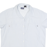 PATAGONIA Womens Plain Shirt Blue S