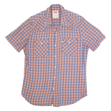 LEVI'S Mens Shirt Pink Check M