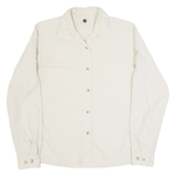 MAMMUT Womens Plain Shirt Cream Long Sleeve M