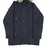 CARHARTT WIP Anchorage Insulated Womens Parka Coat Black Nylon Hooded M